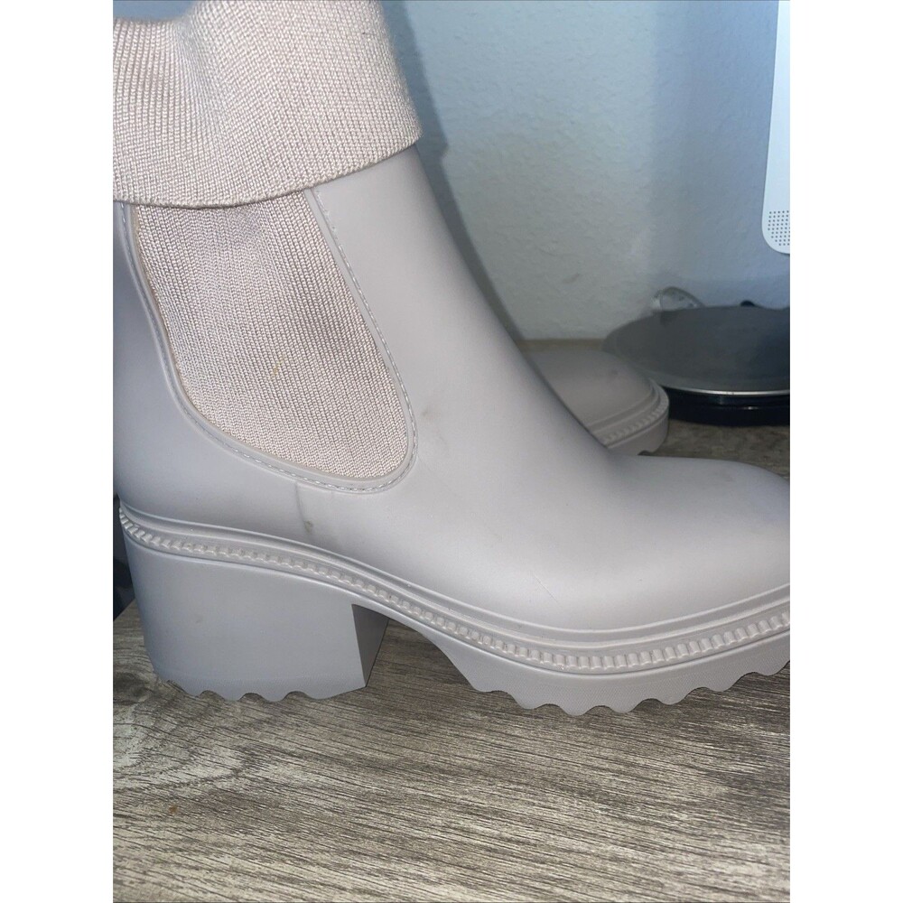 Circus Sam Edelman Women Light Brown Pull On Lug Rain Boots US 11 EUC - Picture 4 of 14